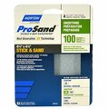 Norton Co 4-1/2" x 4-1/2" ProSand Stick & Sand Sanding Sheet 100-Grit, PK 4 05313